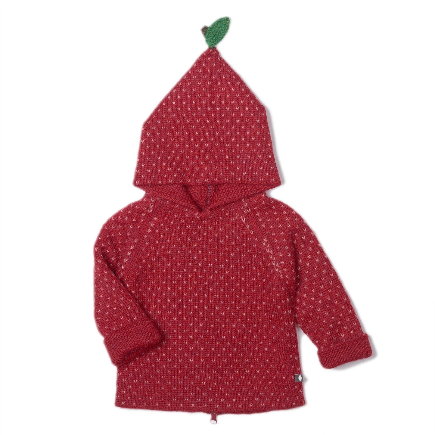 Baby Red Alpaca Hooded Sweatshirt