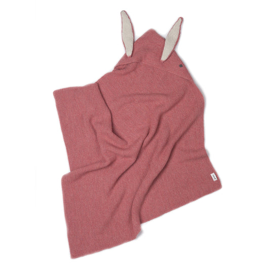 Baby Pink Bunny Trims Blankets