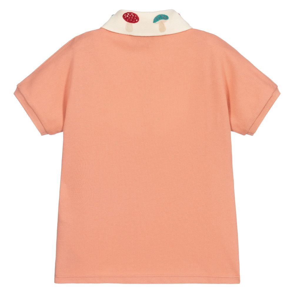 Girls Peach Sorbet Poloshirt