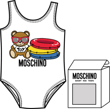 Baby Girls Navy Swimsuit