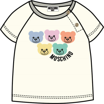 Baby Boys & Girls Blue Logo T-Shirt