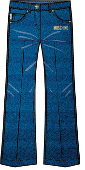 Boys & Girls Blue Denim Trousers