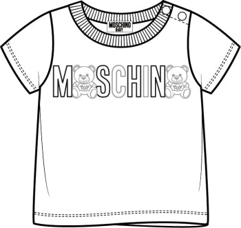 Baby Boys & Girls Blue Logo T-Shirt