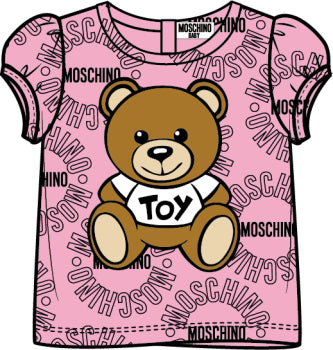 Baby Girls Grey Logo T-Shirt