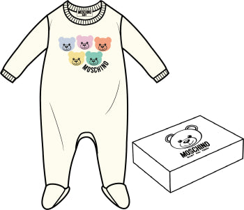Baby Boy & Girls Blue Babysuit