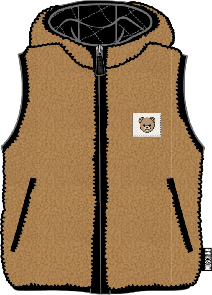 HOODED GILET