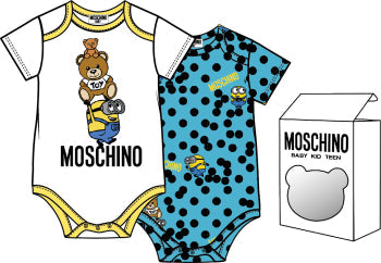 Baby Boy & Girls Blue Babysuit Set