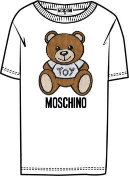 Boys & Girls Rose Bear T-Shirt