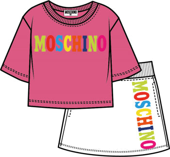 Girls Pink T-Shirt Set