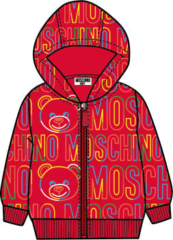 Baby Boys & Girls Red Hooded Jacket