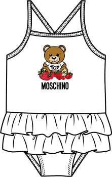 Baby Girls Red Swimsuit