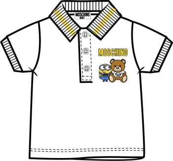 Baby Boys & Girls White Poloshirts