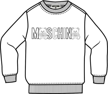 Boys & Girls Black Logo Sweatshirt