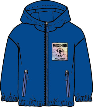 Boys & Girls Black Hooded Jacket