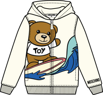Boys & Girls Black Hooded Sweatshirt