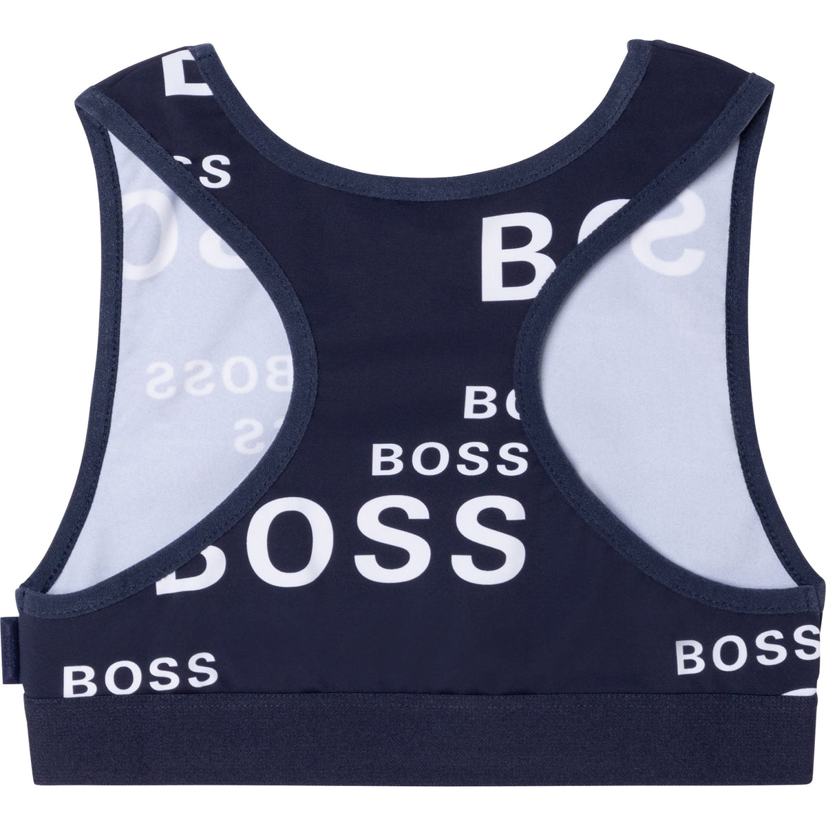 女童藏青色Logo背心