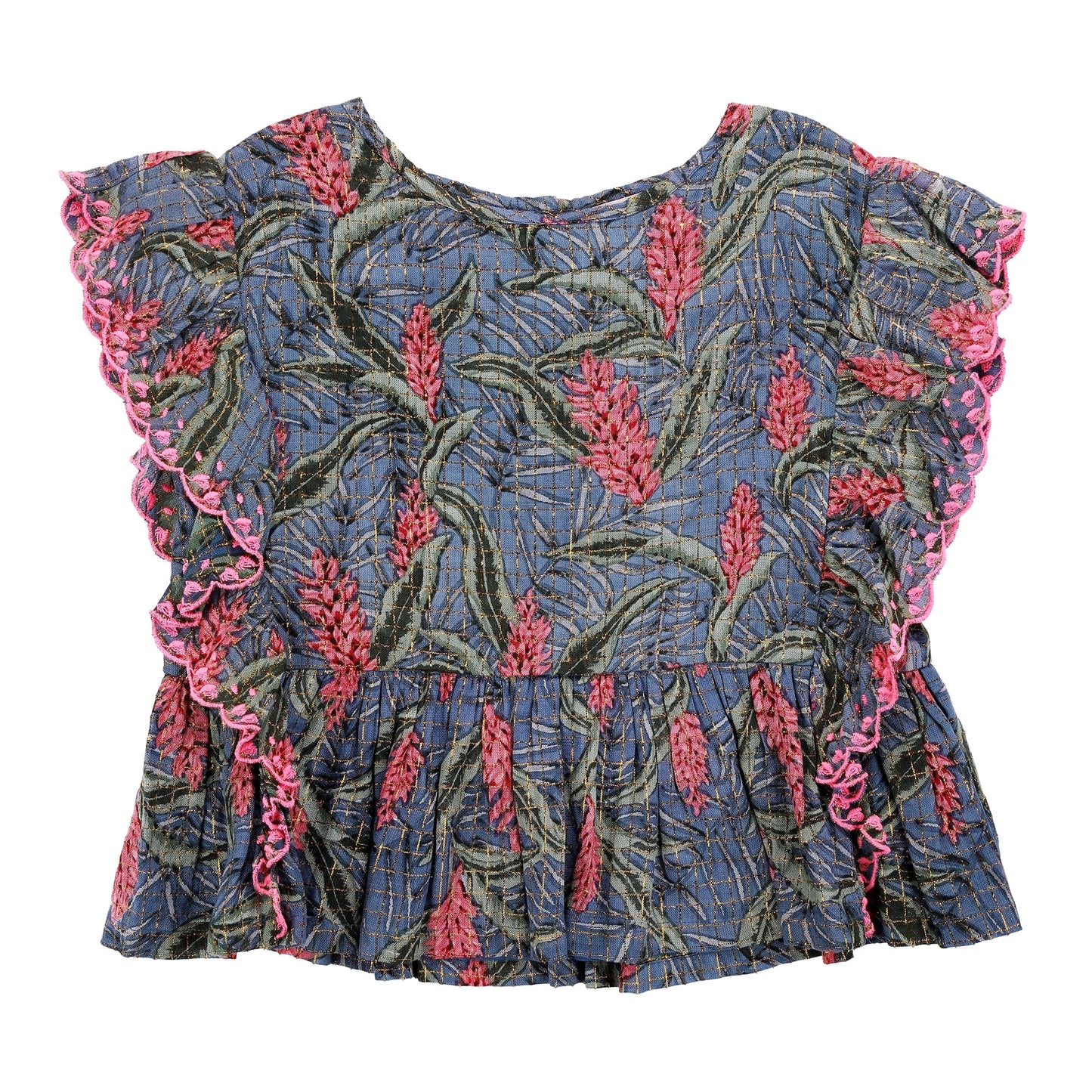 Girls Lagoon Leaves Top