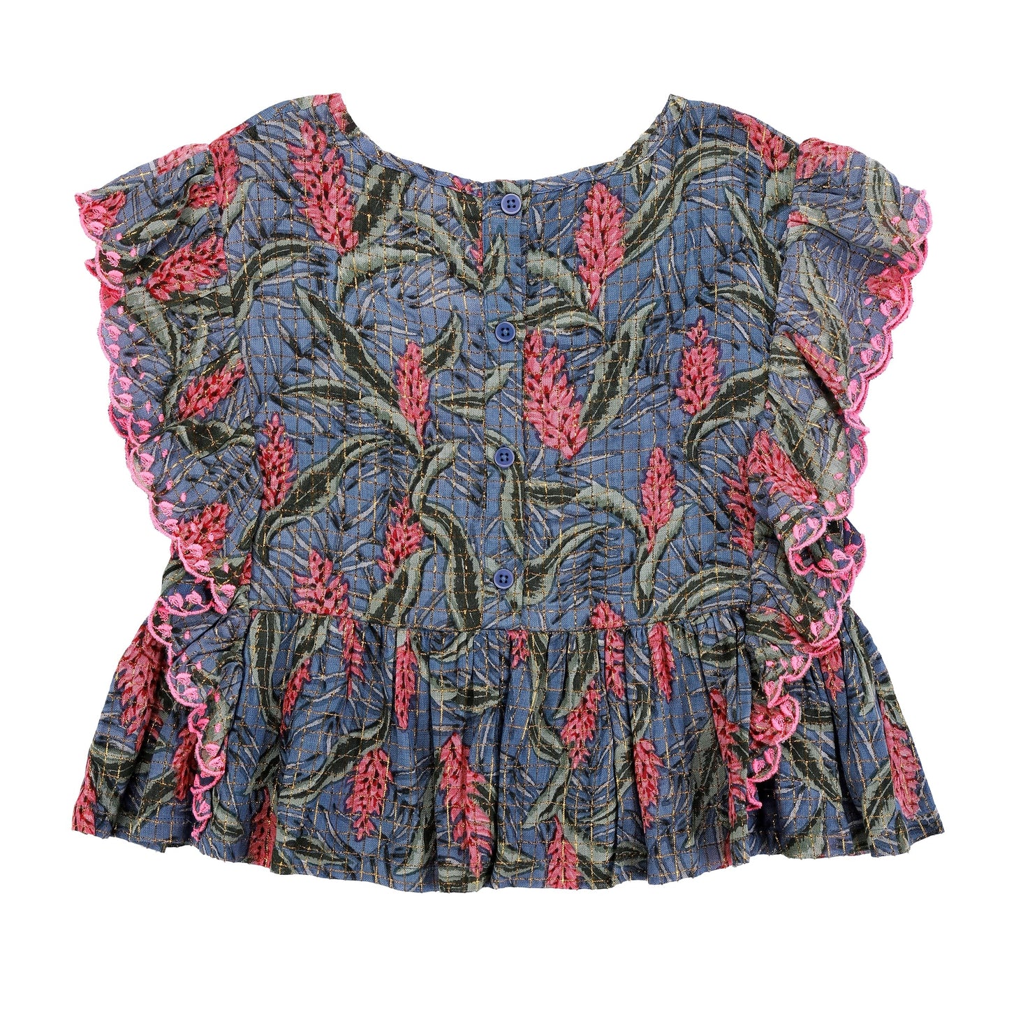 Girls Lagoon Leaves Top