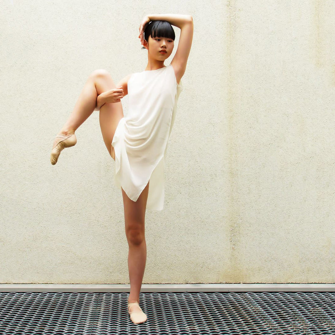 女士白色"Maiko Miyauchi3℃/white"芭蕾舞连衣裙