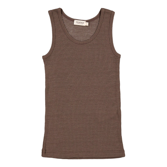 儿童棕色背心