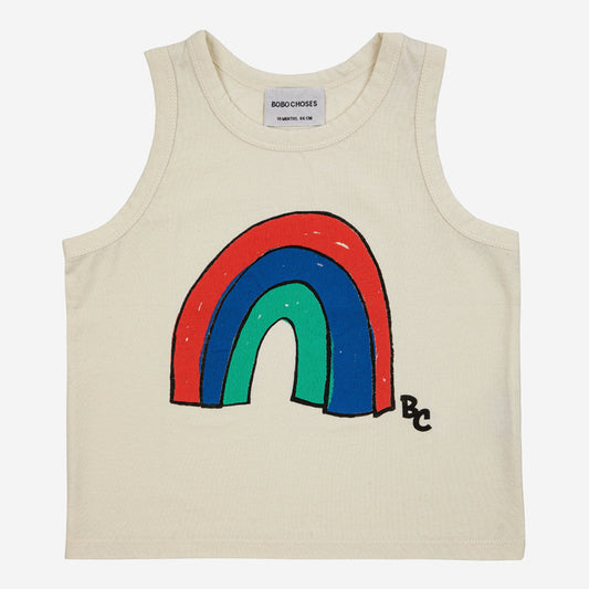 婴儿白色棉背心