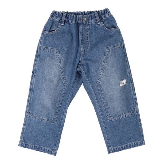 儿童蓝色牛仔裤