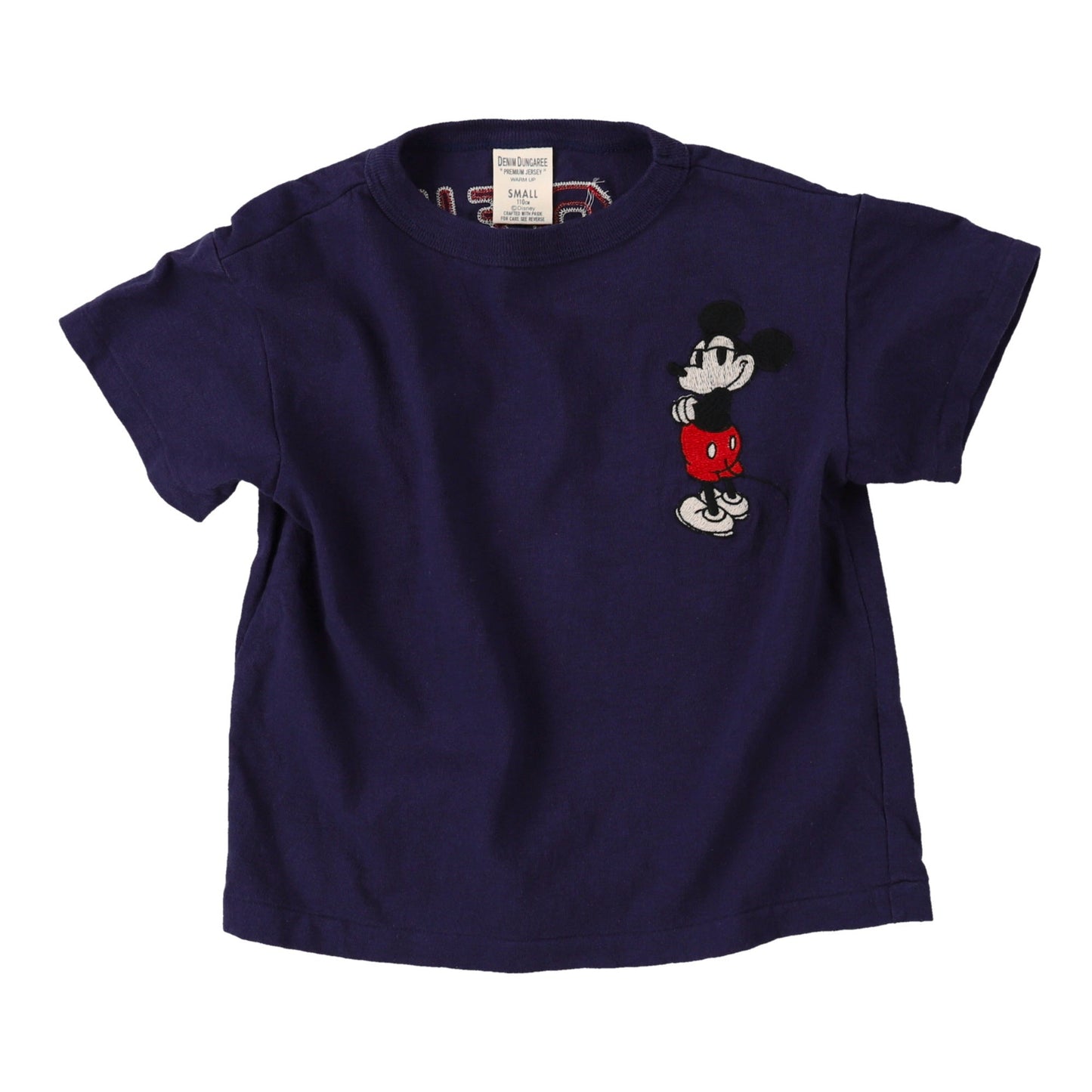 儿童藏蓝色米奇棉T恤