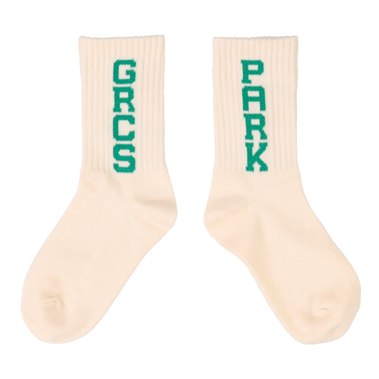 儿童白色Logo棉袜