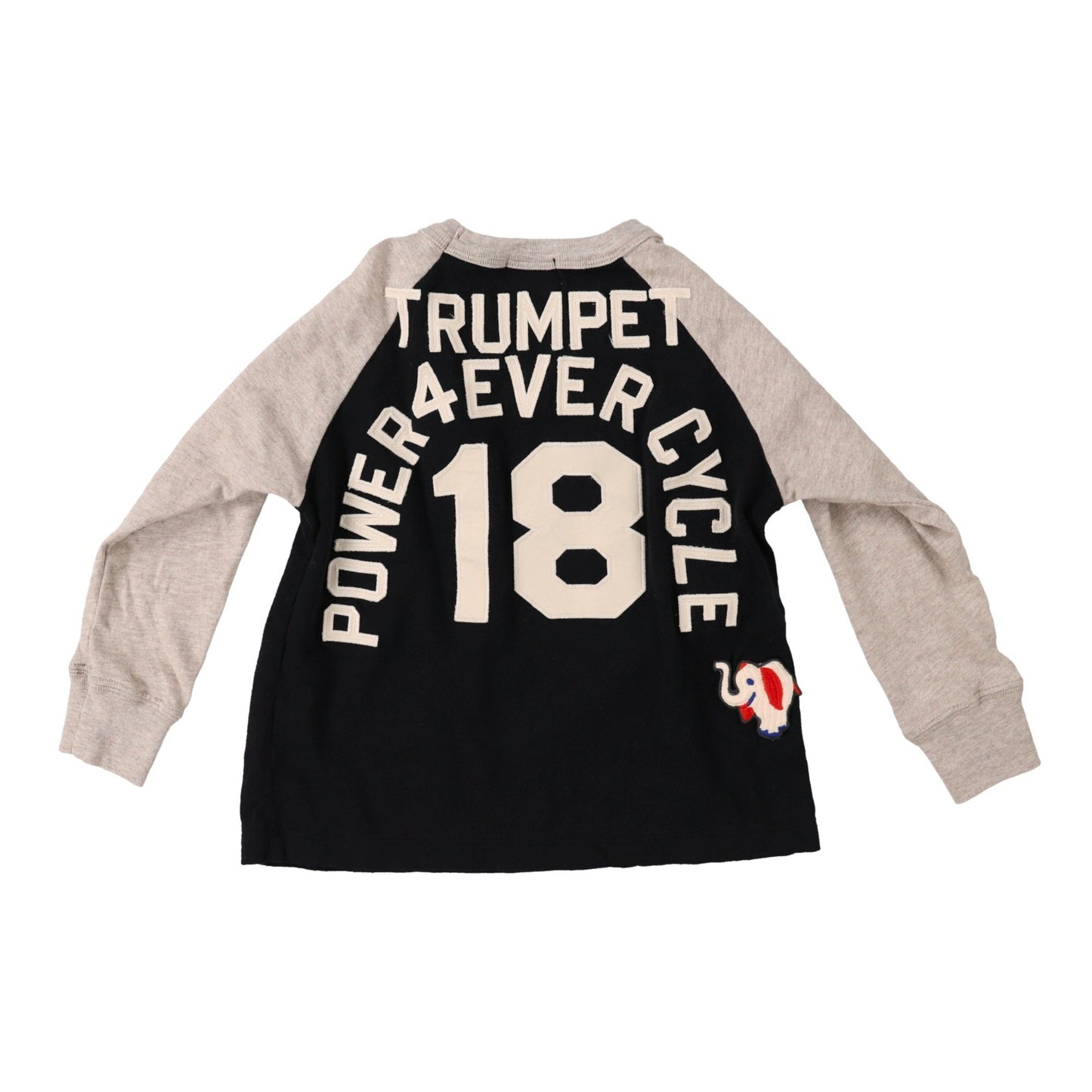 儿童黑色Logo棉T恤