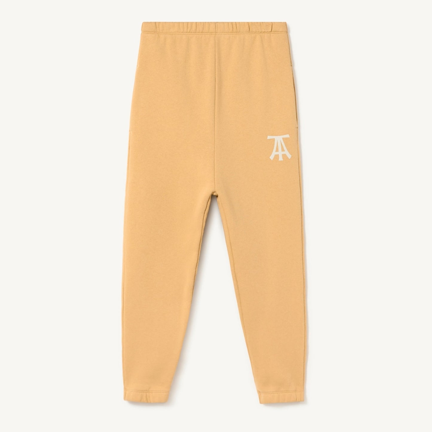儿童黄色Logo棉长裤