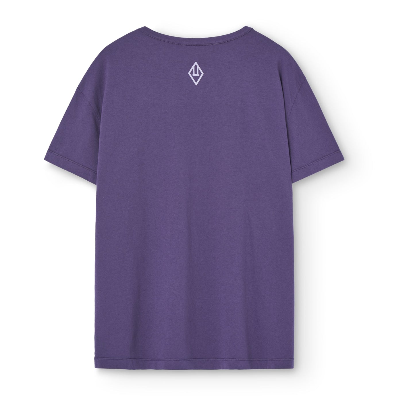 女士深紫色Logo棉T恤