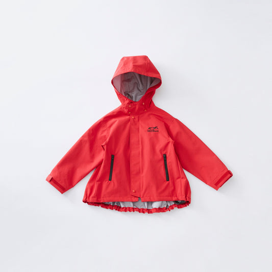 儿童红色连帽夹克