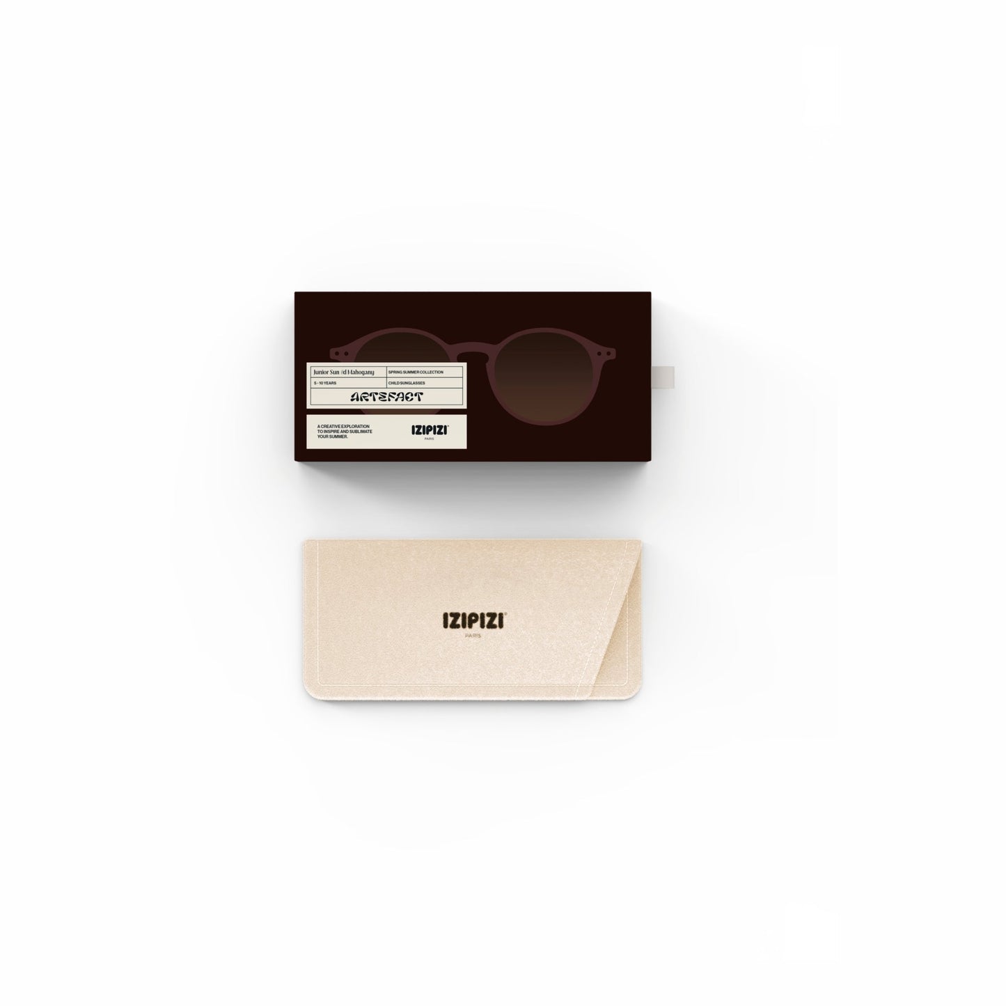 儿童咖色"SUN #d"太阳镜(5-10Y)