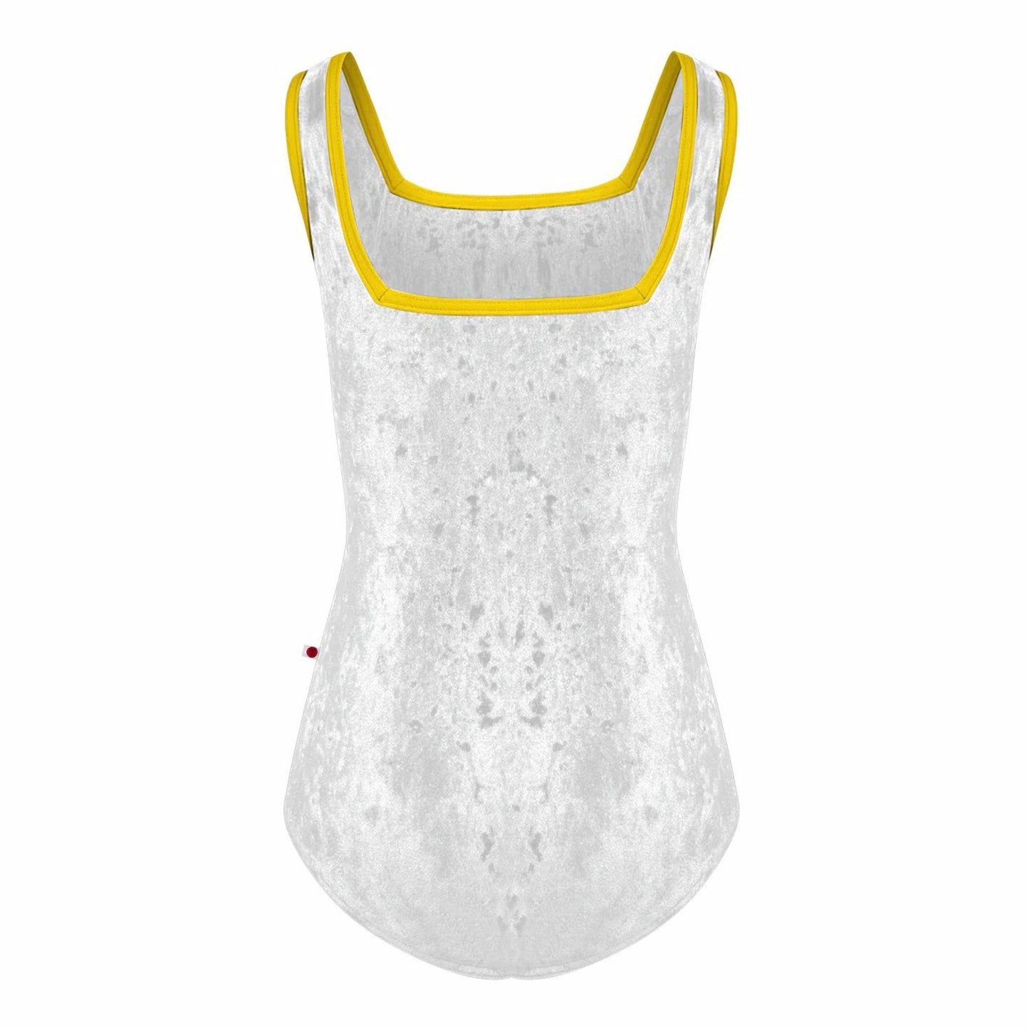 女童白色"Marieke/CV-White/T-Buttercup"丝绒芭蕾舞连体衣