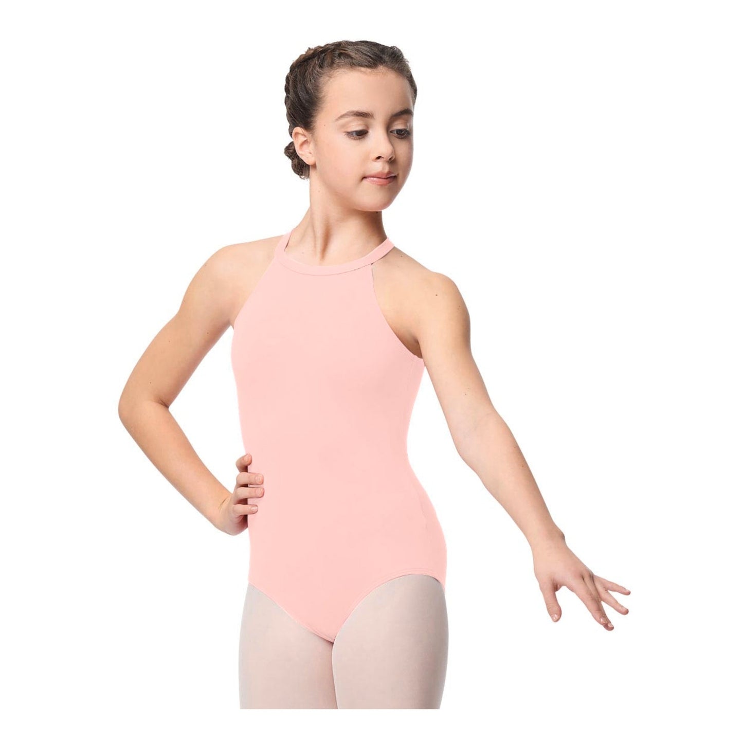 女童浅粉色"Ivana"芭蕾舞连体衣(LUB231/LIGHT PINK)