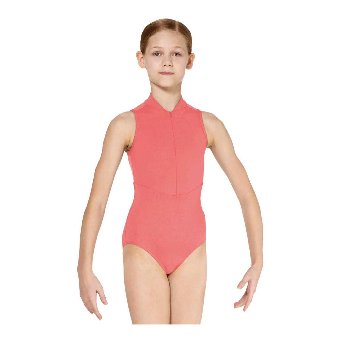 女童珊瑚色"Chane"芭蕾舞连体衣(LUB814/CORAL)