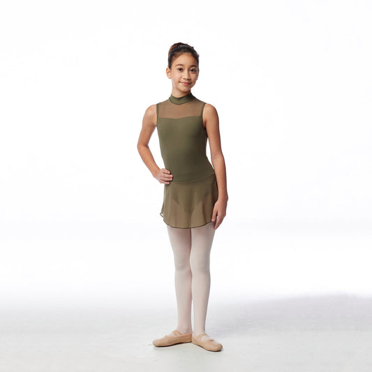女童卡其色"Isabelle"芭蕾舞连体衣(LUB871/KHAKI)
