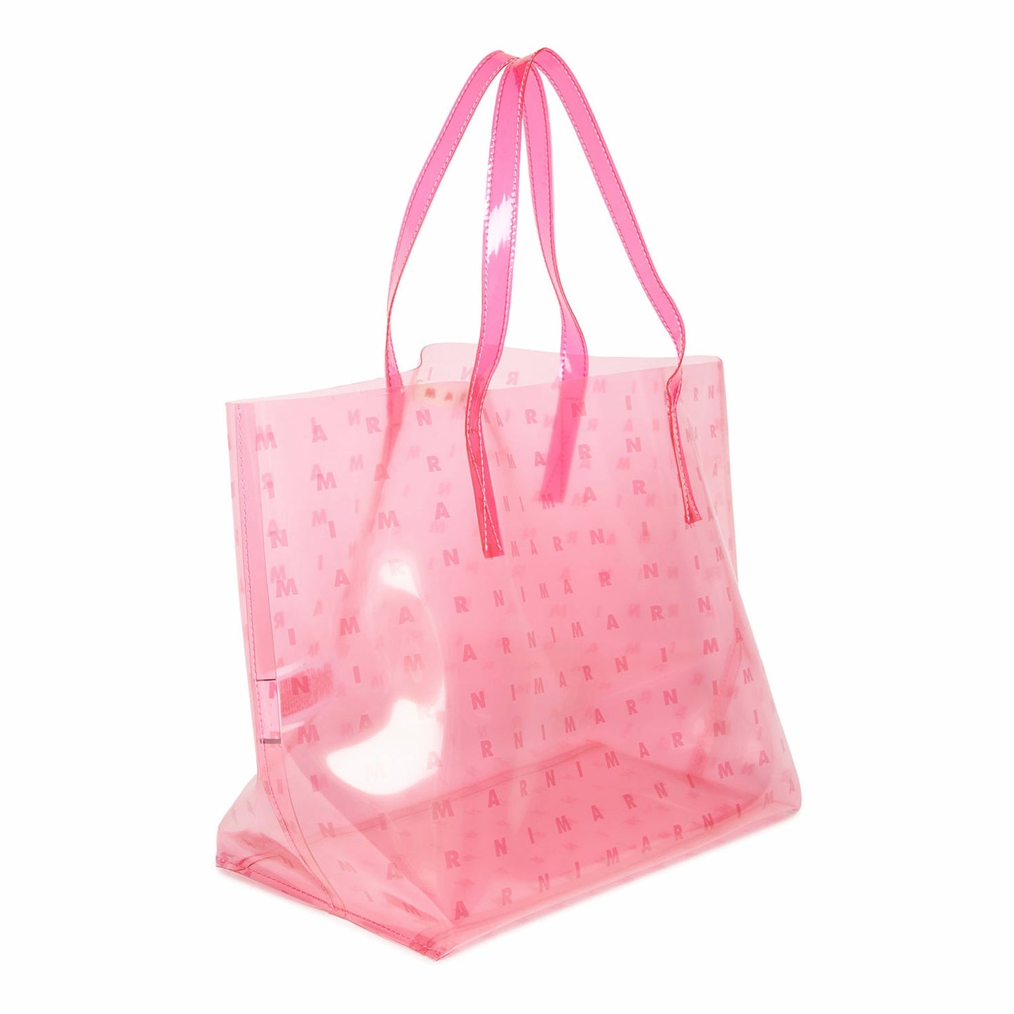 女童粉色Logo手提包