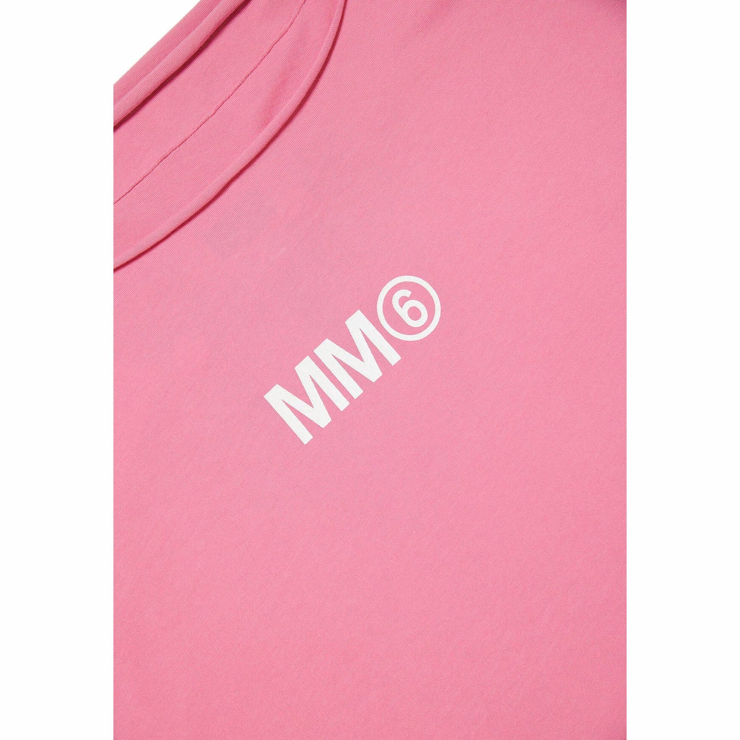 女童粉色Logo棉连衣裙
