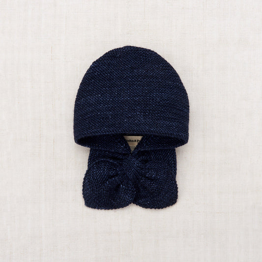 儿童藏青色羊毛帽子