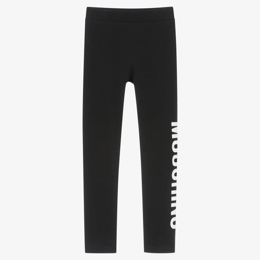 女童黑色棉打底裤