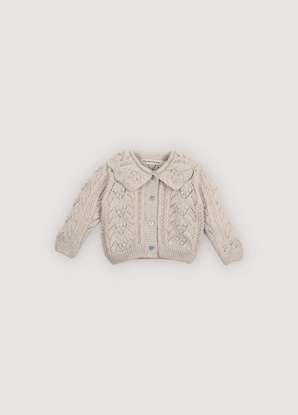 Lila Baby Cardigan Moonlight White