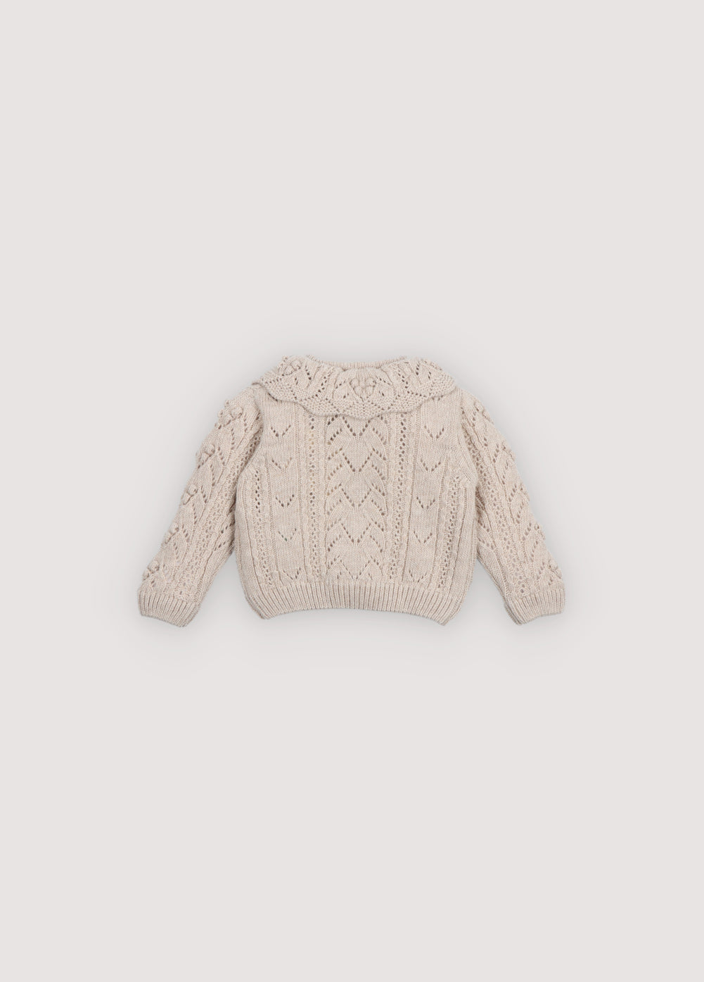 Lila Baby Cardigan Moonlight White