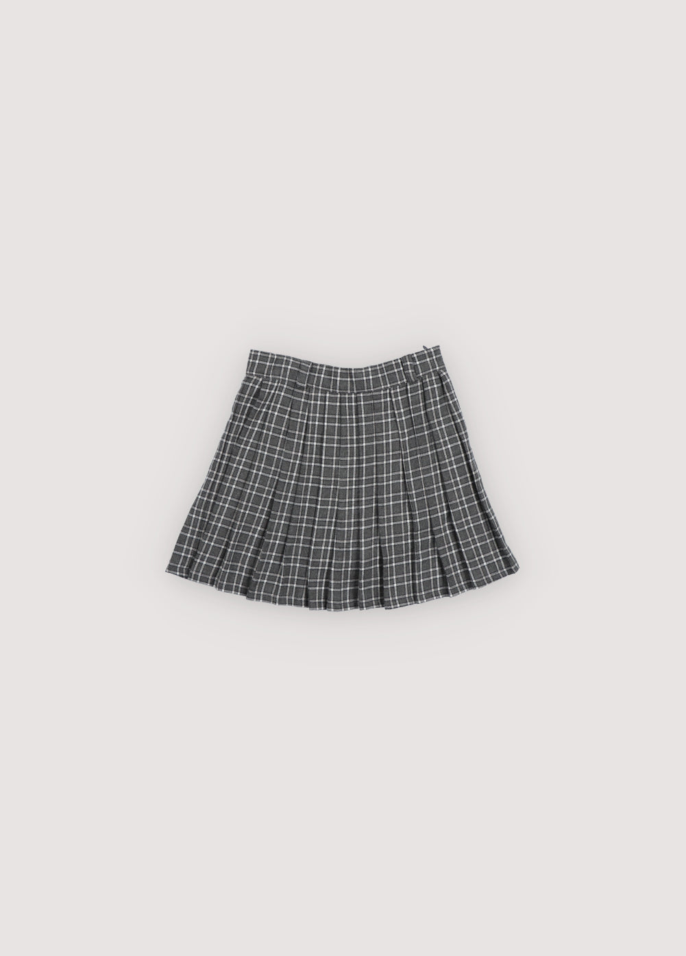 Martina Skirt Galactic Grey Check