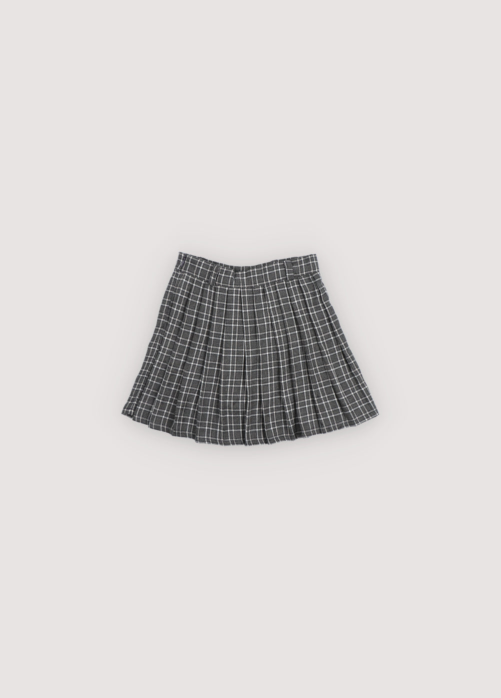 Martina Skirt Galactic Grey Check