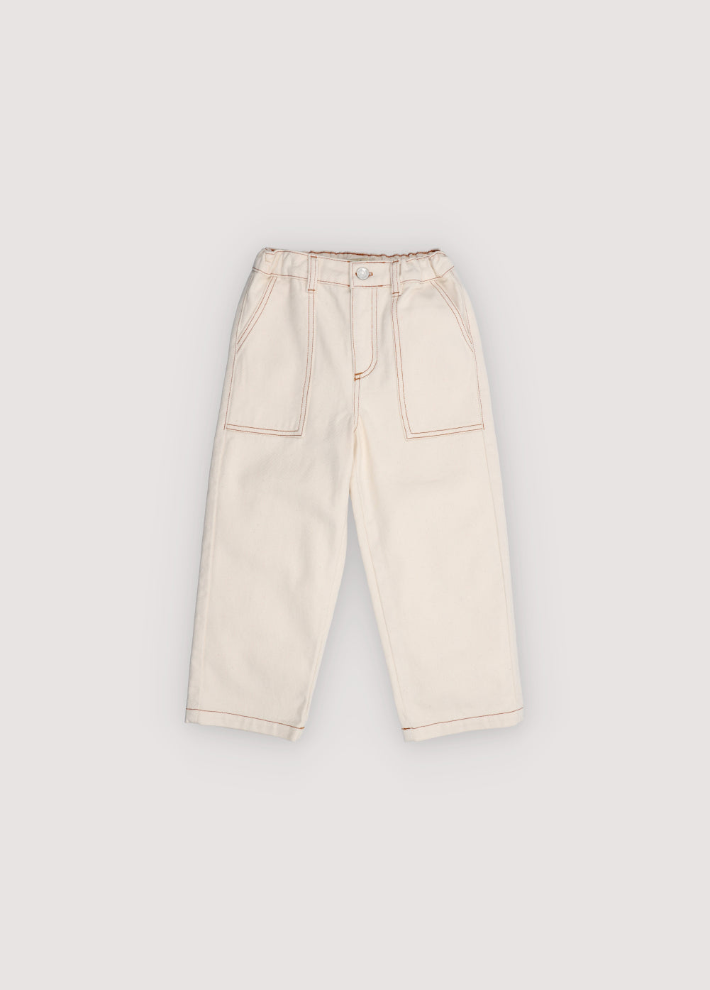 TNS Denim Baggy Pant Ecru