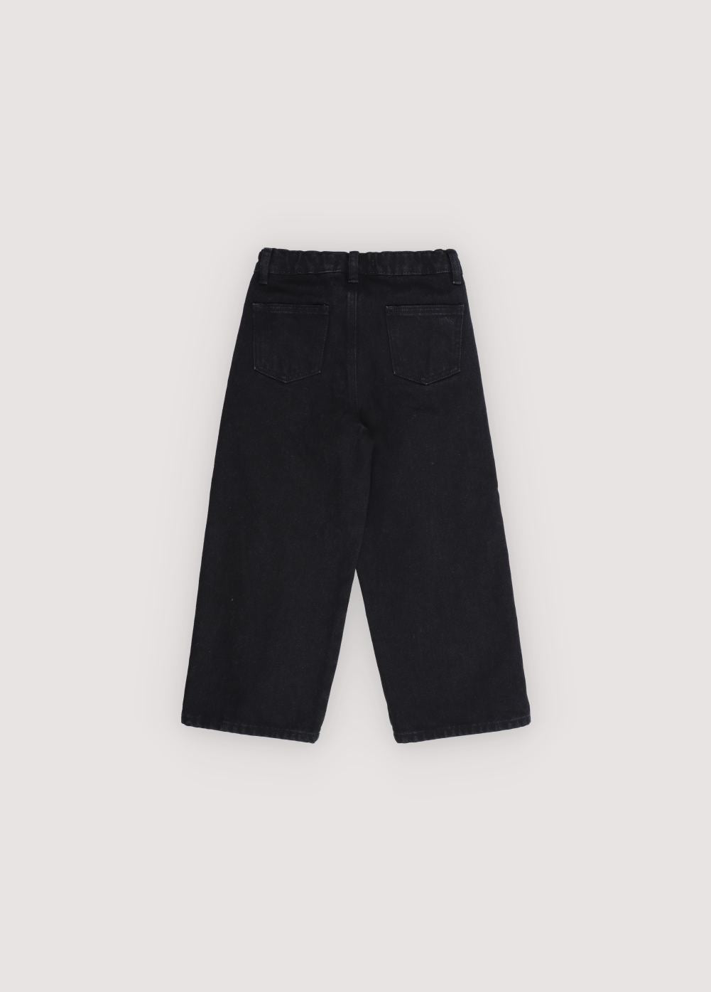 TNS Denim Wide Leg Pant Black Denim