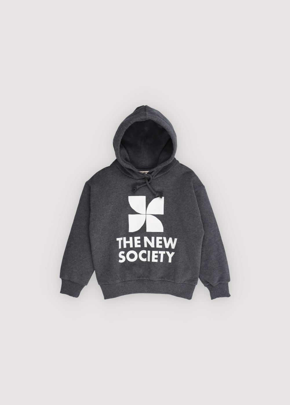 TNS Logo Hood Sweatshirt Galactic Grey Melange