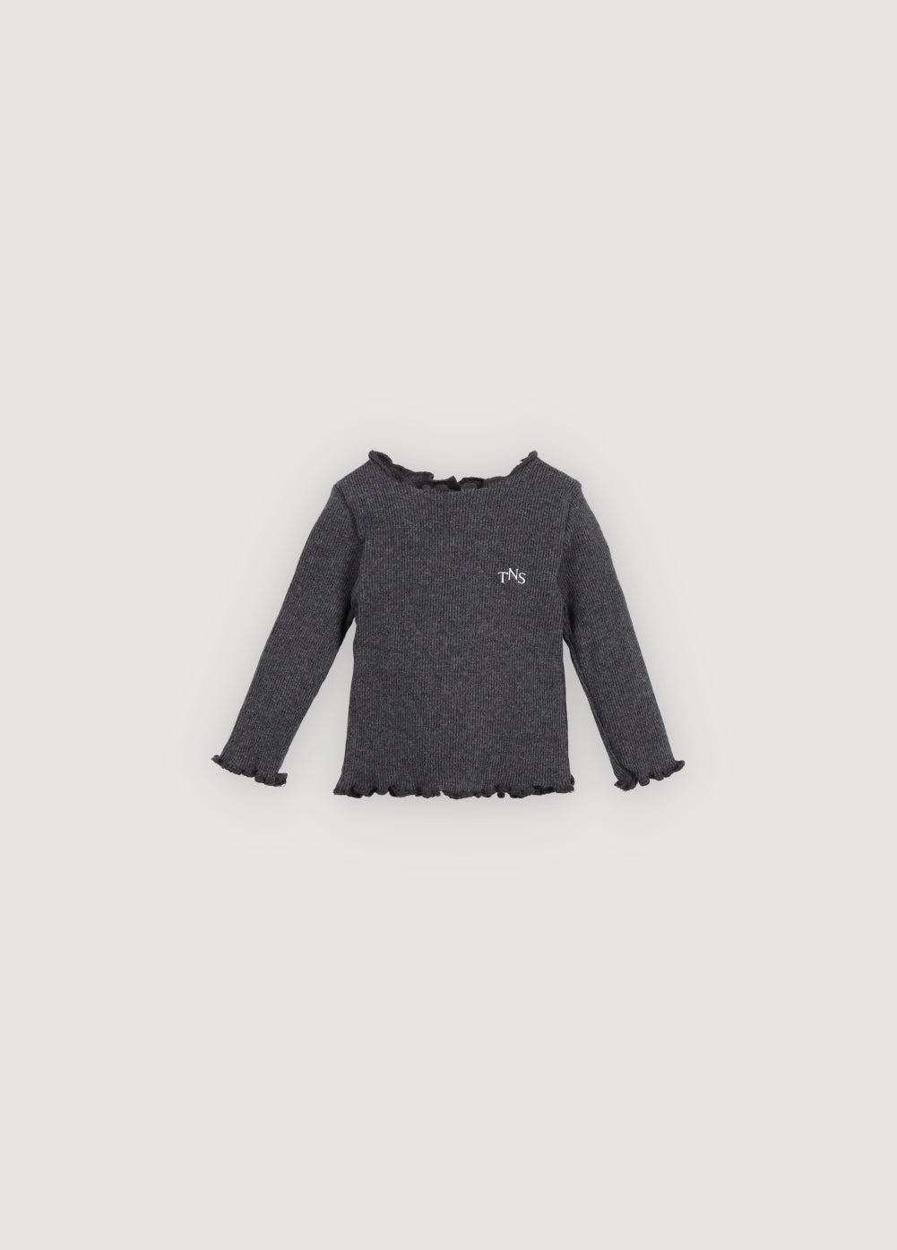 TNS Rib Baby Tee Galactic Grey Melange