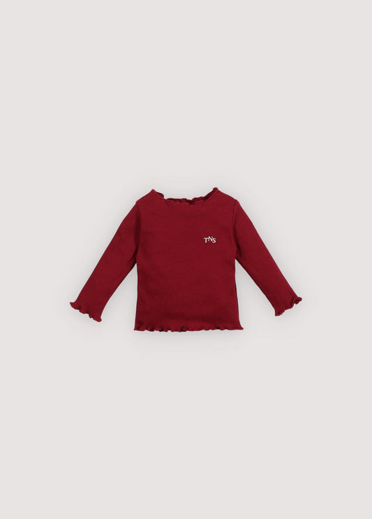 TNS Rib Baby Tee Plum Fantasy
